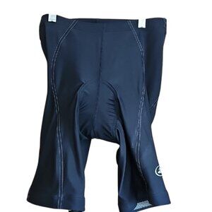 Performance men's heavy padded Black Cycling Shorts stretch L